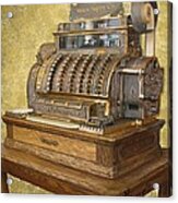 Antique Cash Register Acrylic Print