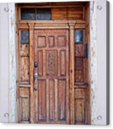 Antique Door In New Mexico Acrylic Print