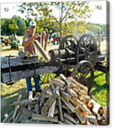 Antique Wood Splitter Acrylic Print