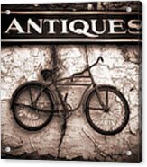 Antiques And The Old Bike Acrylic Print