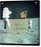 Apollo 16 Moon Walk Acrylic Print