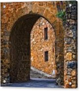 Arched Stone With Staircase Acrylic Print