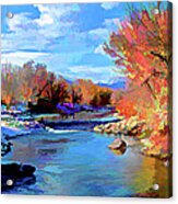 Arkansas River In Salida Co Acrylic Print