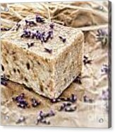 Aromatherapy Natural Scented Soap And Lavender Acrylic Print
