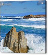 Asilomar Rollers - Asilomar State Beach Acrylic Print