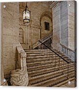 Astor Hall Nypl Acrylic Print