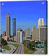 Atlanta, Georgia Downtown Skyline Acrylic Print