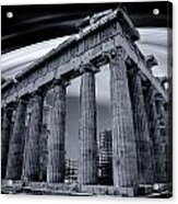 Atop The Acropolis Acrylic Print