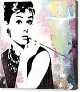 Audrey Hepburn Acrylic Print