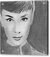Audrey Hepburn Acrylic Print