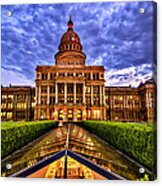Austin Capitol At Sunset Acrylic Print