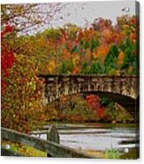 Autumn Bridge 1 Acrylic Print