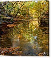 Autumn Colors At Skillet Creek Acrylic Print