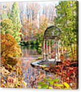 Autumn In Longwood Gardens Acrylic Print