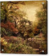 Autumn On Canvas Acrylic Print