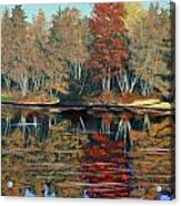 Autumn Reflections Acrylic Print