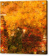 Autumn's Camouflage Acrylic Print