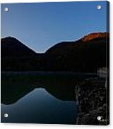 Autunno Alba Sul Lago - Autumn Lake Dawn 9568 Acrylic Print