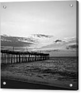 Avon Pier In Outer Banks Nc Acrylic Print