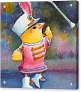 Baby Chick Drum Majorette Acrylic Print