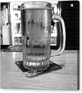 Black N White Cold Beer Acrylic Print