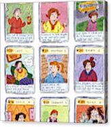 Bad Mom Cards Collect The Whole Set Acrylic Print