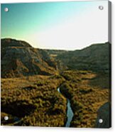 Badlands Coulee Acrylic Print