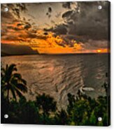 Bali Hai Sunset Acrylic Print
