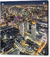 Bangkok Night Highest View Acrylic Print