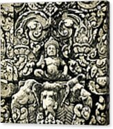 Banteay Srei Carvings 2 Unframed Version Acrylic Print