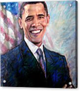 Barack Obama Acrylic Print