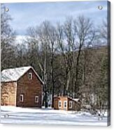 Barn In The Cuyahoga Valley Acrylic Print