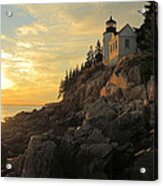 Bass Harbor Head Lighthouse Maine Usa Acrylic Print