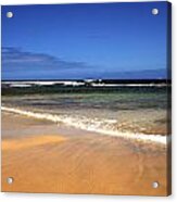 Beach Of Gold Acrylic Print