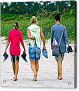 Beach Girls Acrylic Print