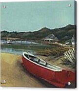 Beached Boat Acrylic Print