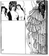 Beardsley Lysistrata Acrylic Print