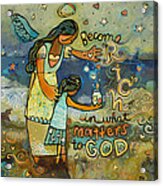 Become Rich In What Matters To God Acrylic Print
