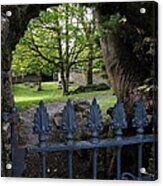 Behind The Picket Gate Acrylic Print