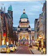Belfast City Hall- Belfast- U.k. Acrylic Print