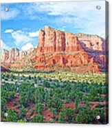 Bell Rock And Courthouse Butte Acrylic Print