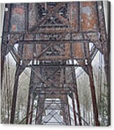 Beneath The Railroad Bridge   7d00849h Acrylic Print