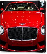 Bentley Continental Gt V8 Acrylic Print