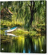 Beyond The Willow Acrylic Print