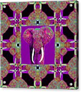 Big Elephant Abstract Window 20130201m68 Acrylic Print