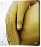 Big Hand Buddha Image Acrylic Print