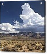 Big Mountains Bigger Clouds Acrylic Print