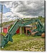 Big Shovel For A Small Berry Acrylic Print