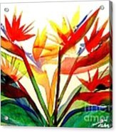 Bird Of Paradise Acrylic Print