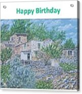 Birthday Card Of Ramni Acrylic Print